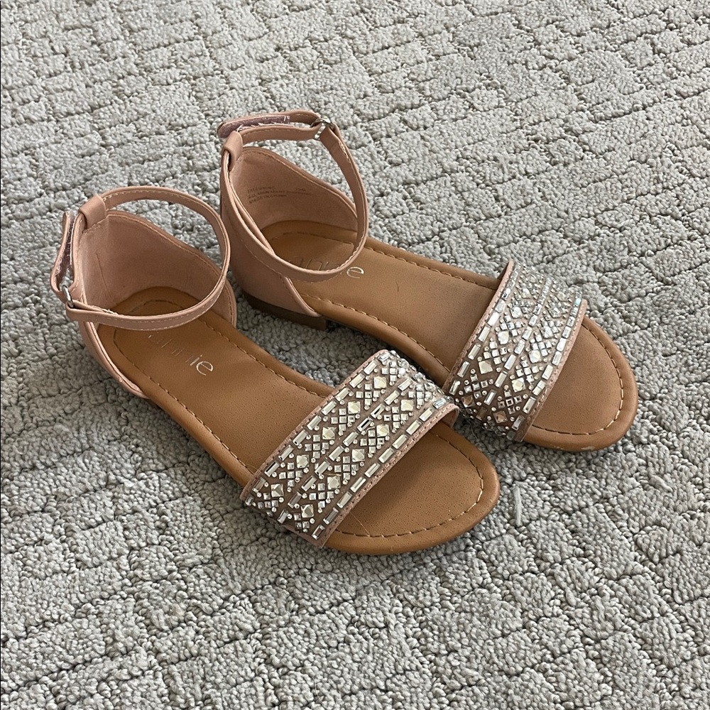 Stylish Kids Sandals with Rhinestone Accents